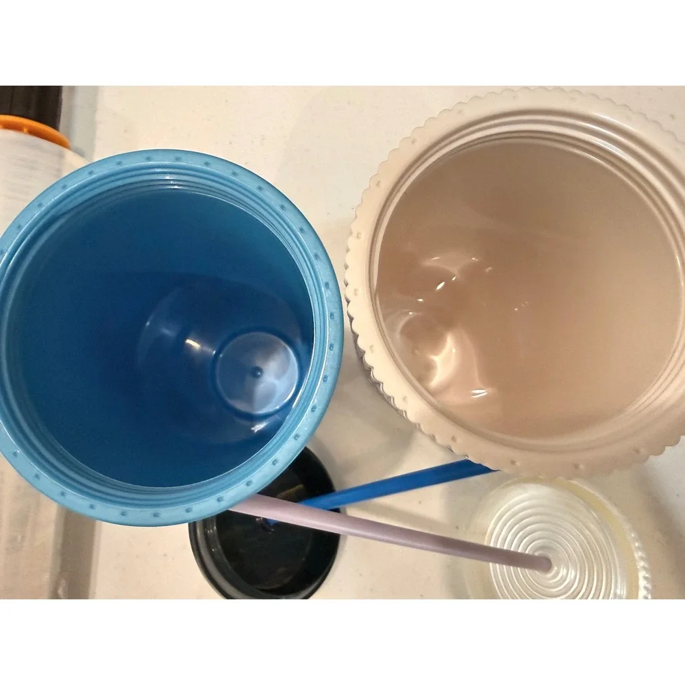Starbucks Mermaid Color Tumbler Lot 4 Ocean Siren Pearl Shell Iridescent 24 oz
